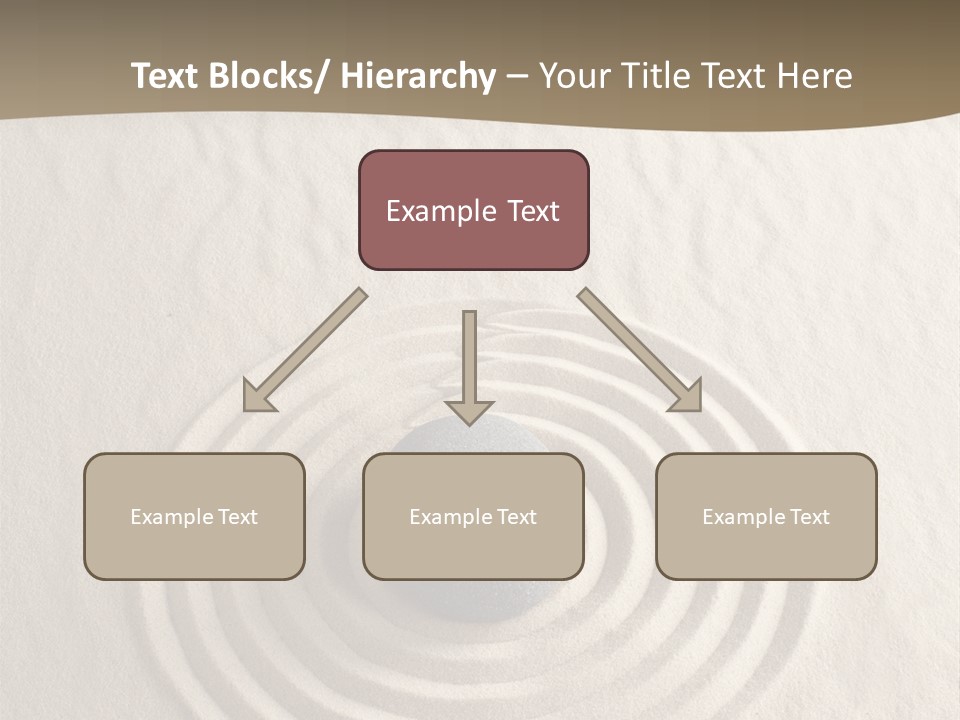 Stone Tranquil Curve PowerPoint Template