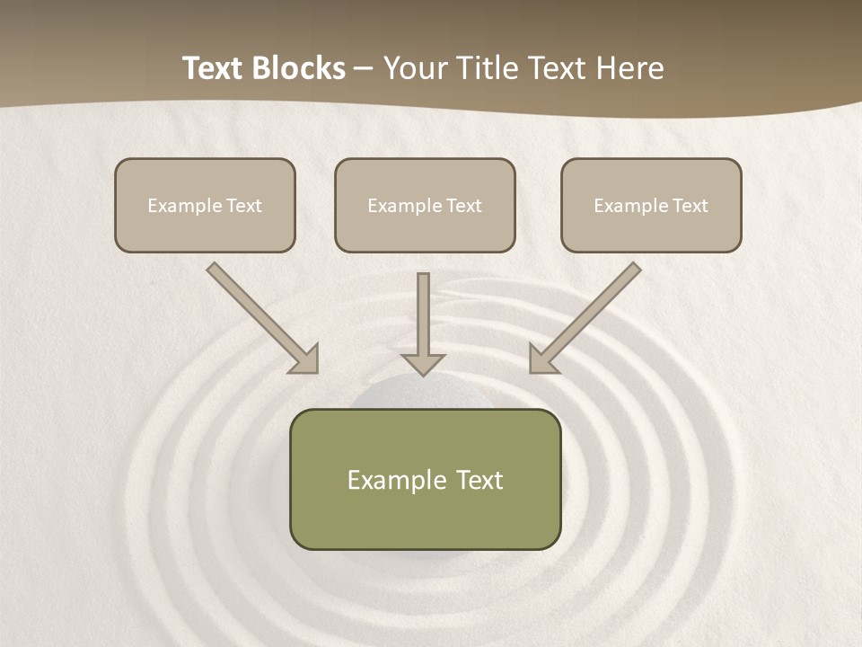 Stone Tranquil Curve PowerPoint Template