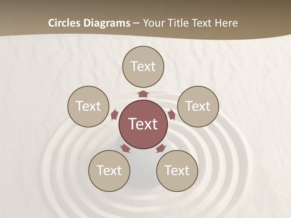 Stone Tranquil Curve PowerPoint Template