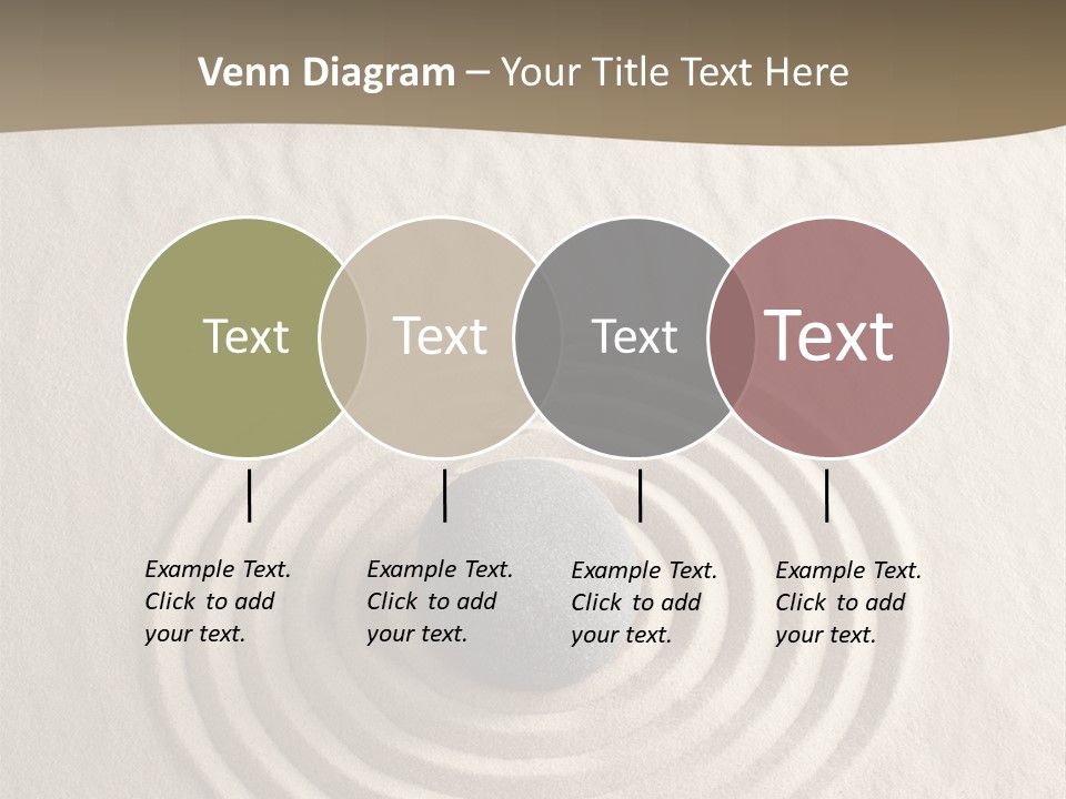Stone Tranquil Curve PowerPoint Template