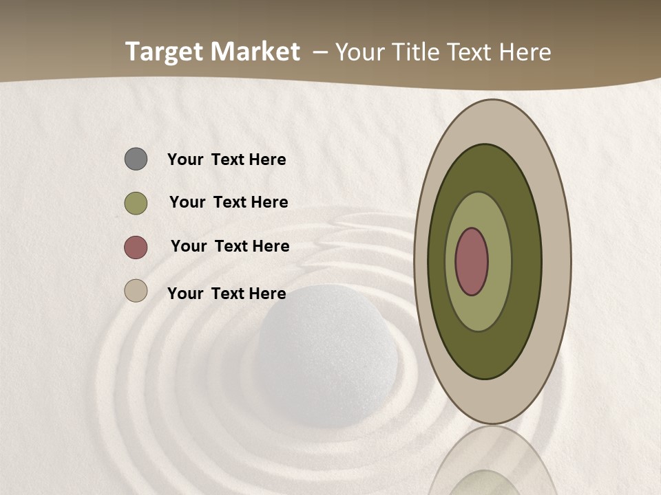 Stone Tranquil Curve PowerPoint Template