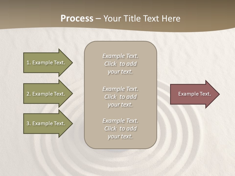 Stone Tranquil Curve PowerPoint Template