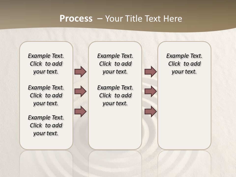 Stone Tranquil Curve PowerPoint Template