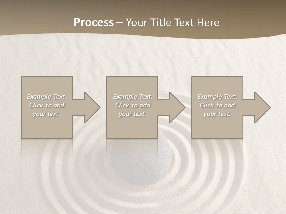 Stone Tranquil Curve PowerPoint Template