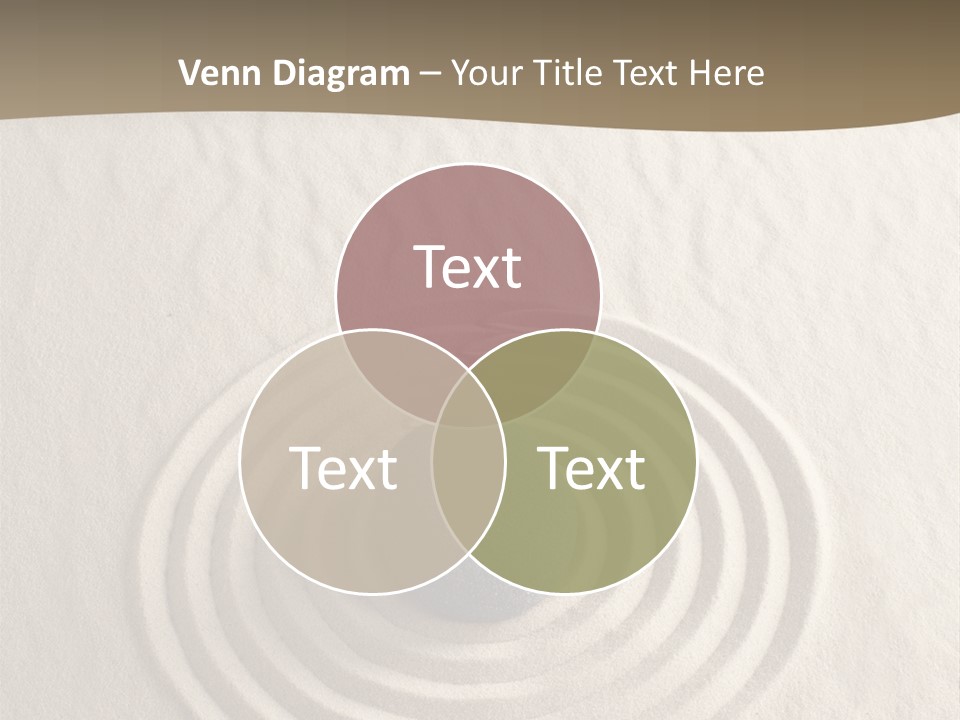 Stone Tranquil Curve PowerPoint Template