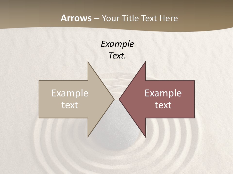 Stone Tranquil Curve PowerPoint Template