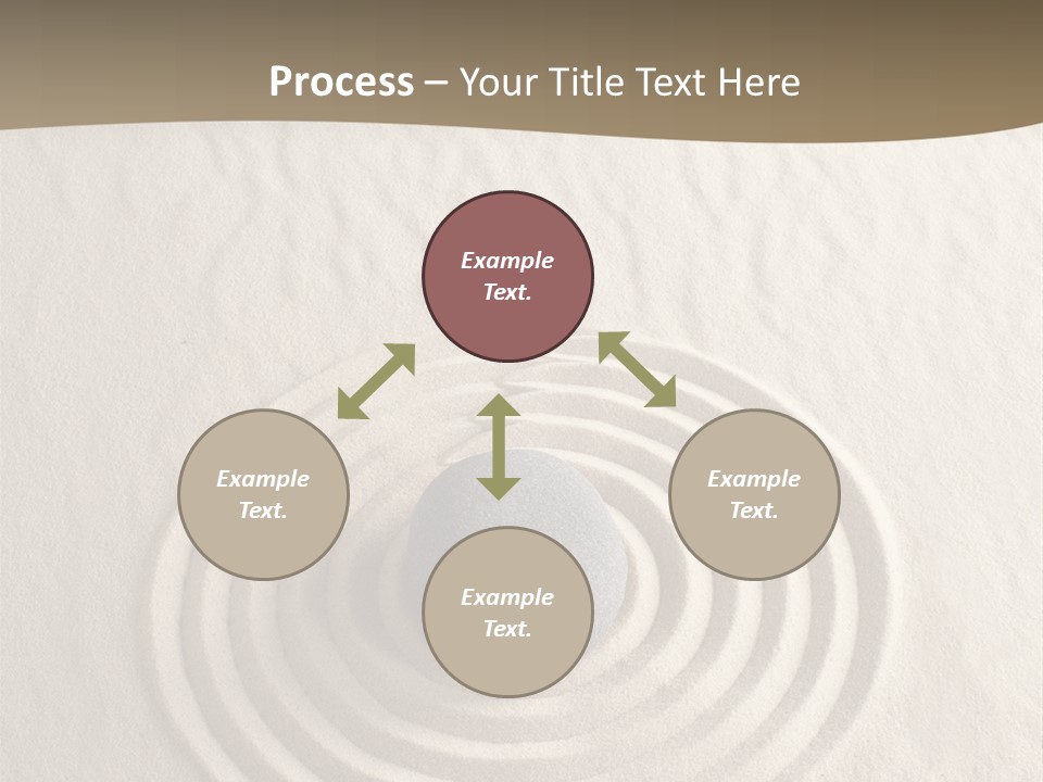 Stone Tranquil Curve PowerPoint Template