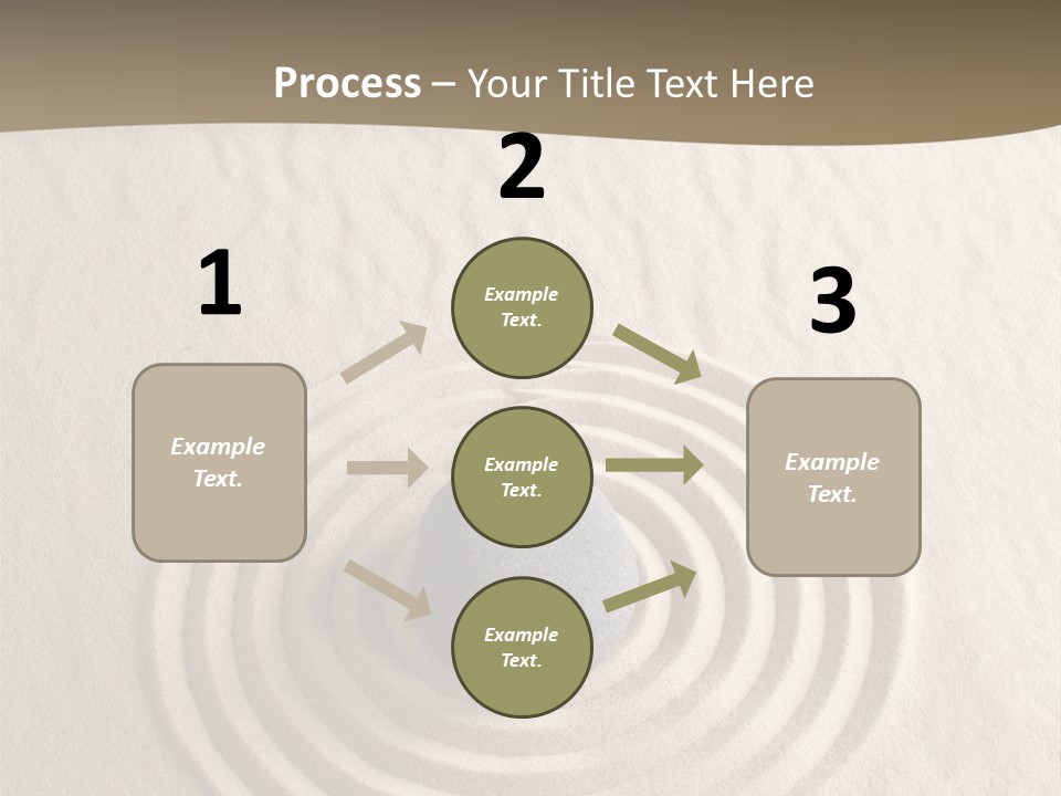 Stone Tranquil Curve PowerPoint Template