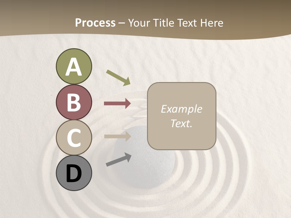 Stone Tranquil Curve PowerPoint Template