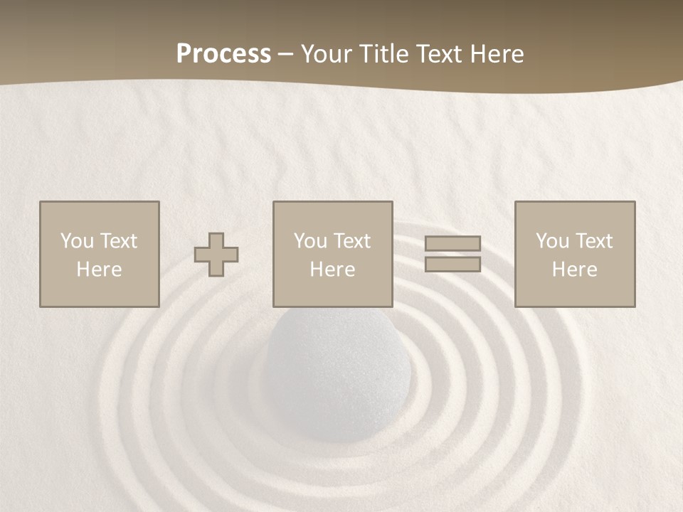 Stone Tranquil Curve PowerPoint Template