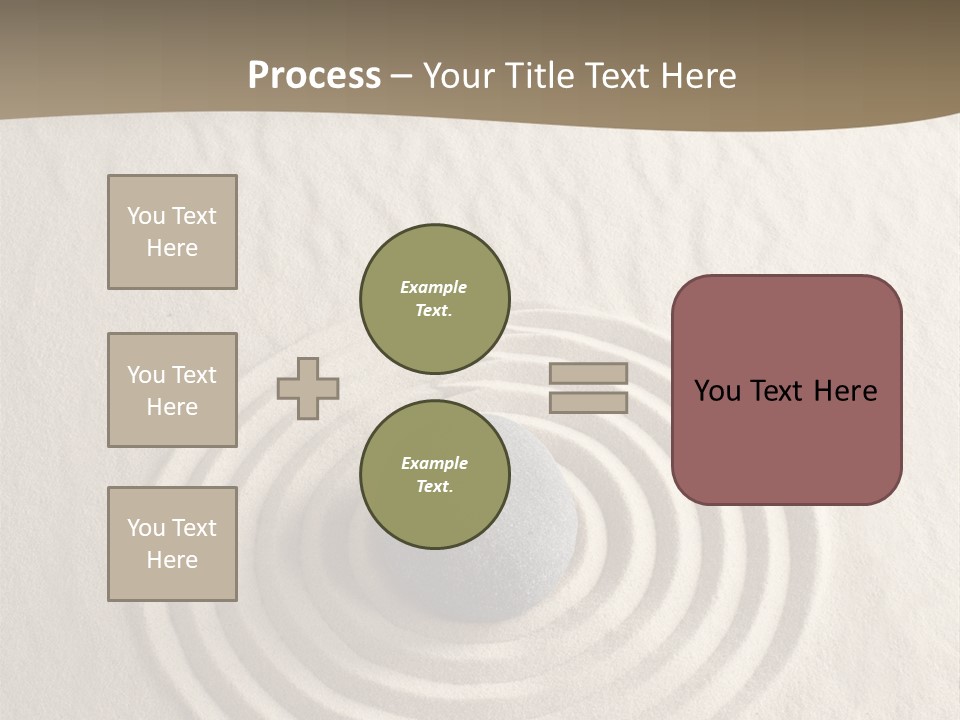 Stone Tranquil Curve PowerPoint Template
