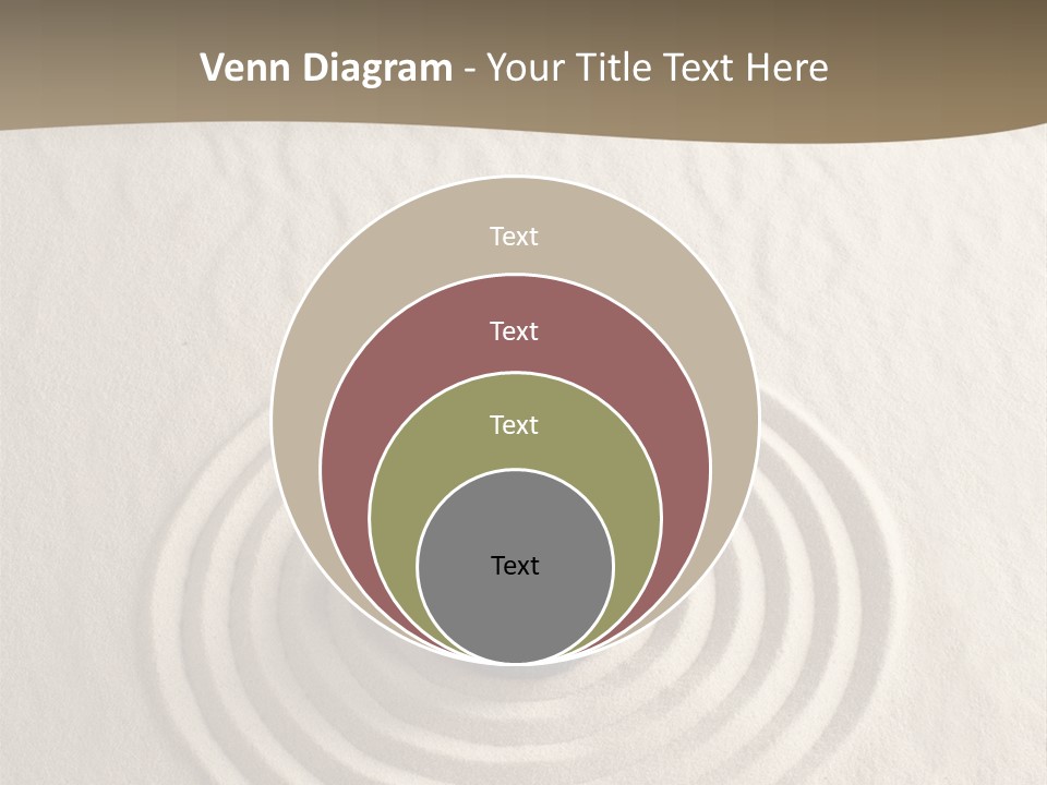Stone Tranquil Curve PowerPoint Template