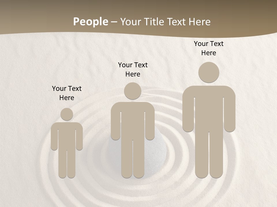 Stone Tranquil Curve PowerPoint Template