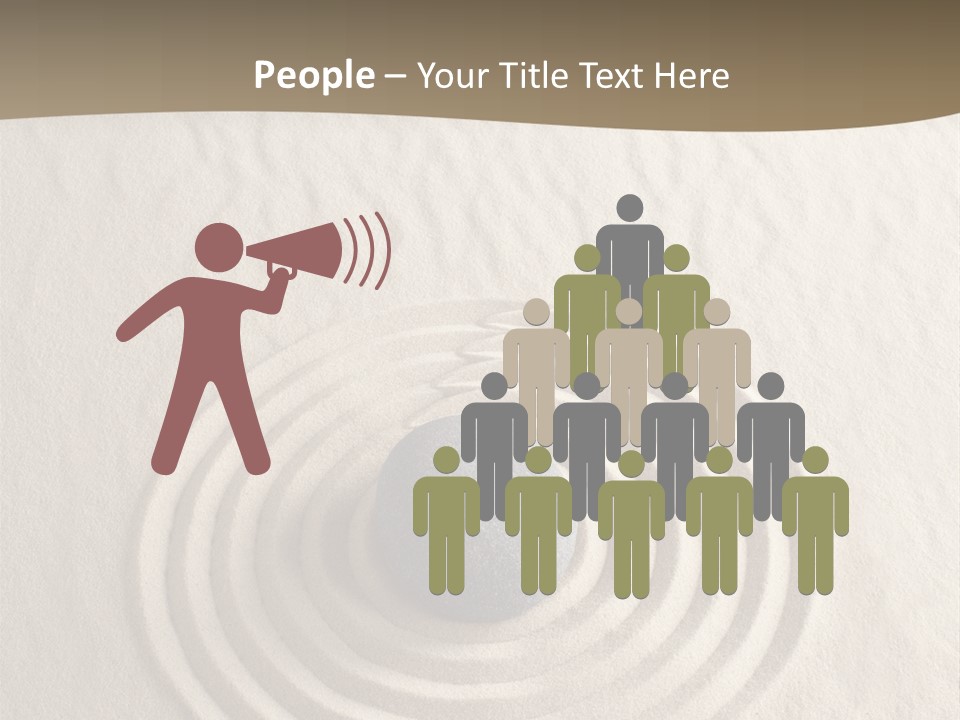 Stone Tranquil Curve PowerPoint Template