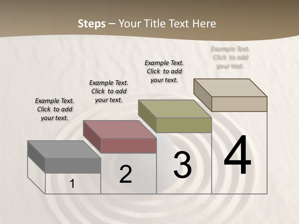 Stone Tranquil Curve PowerPoint Template
