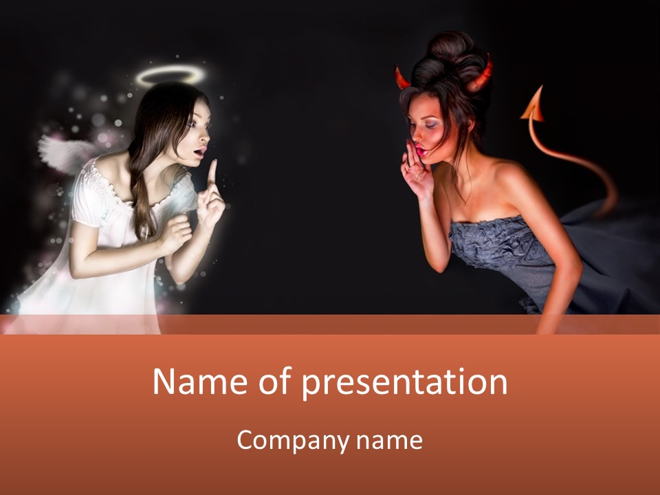 Performers Advise Fishnet PowerPoint Template