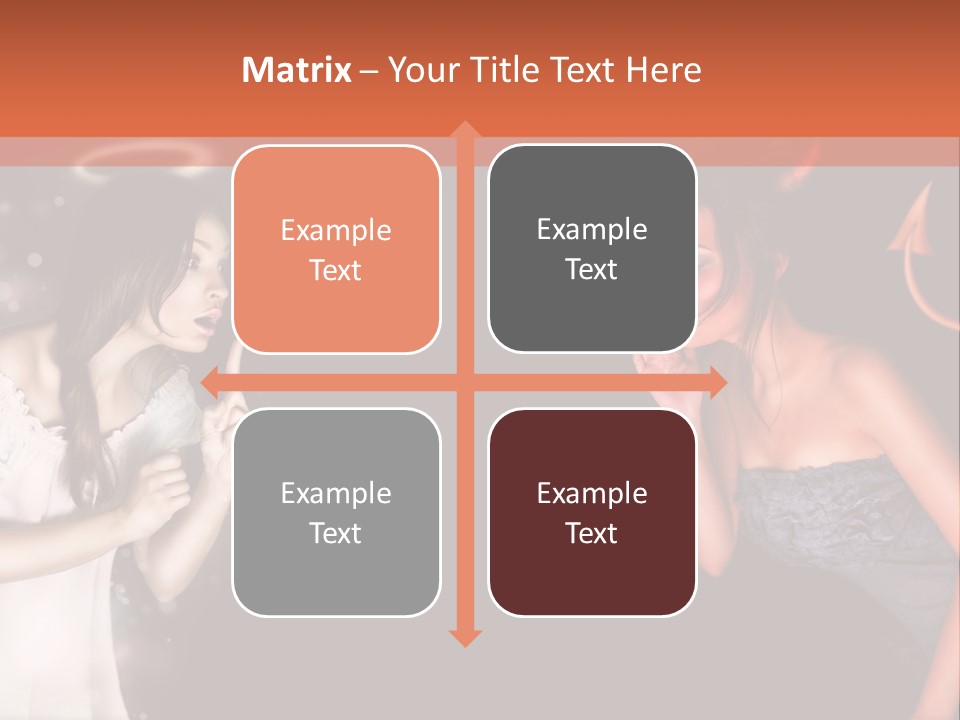 Performers Advise Fishnet PowerPoint Template