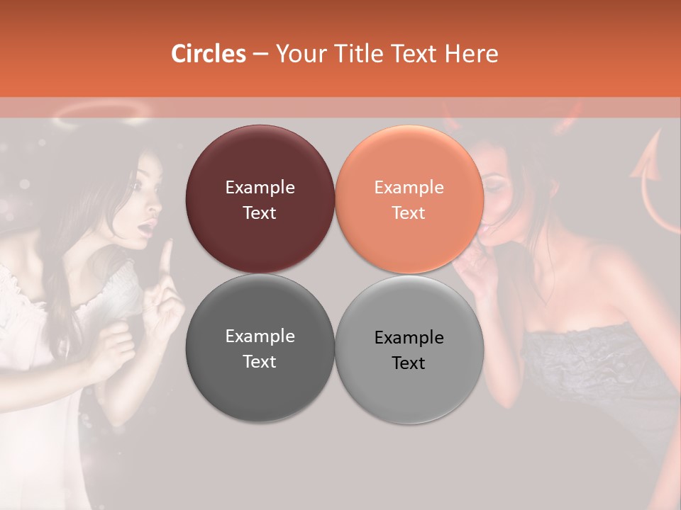Performers Advise Fishnet PowerPoint Template