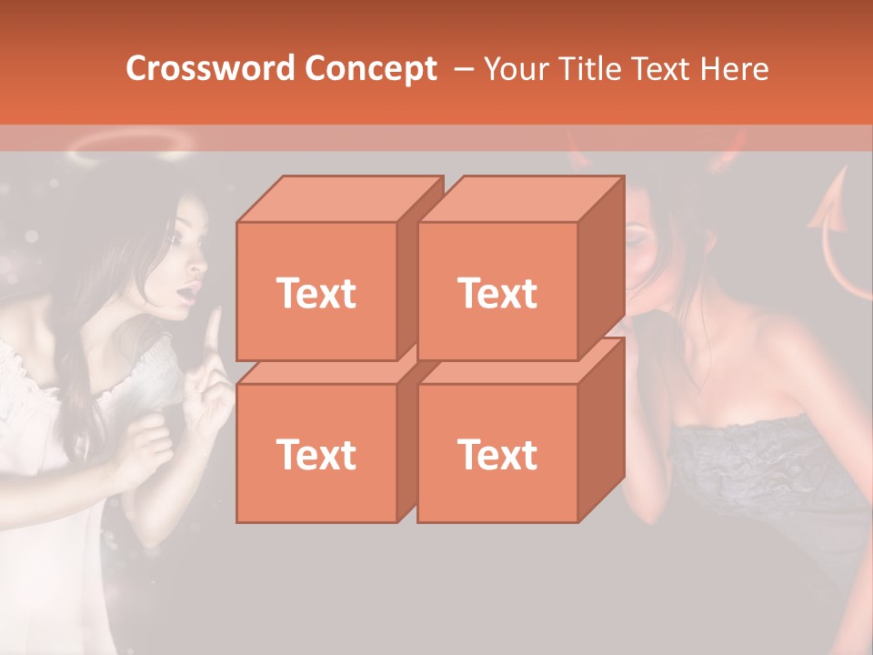 Performers Advise Fishnet PowerPoint Template