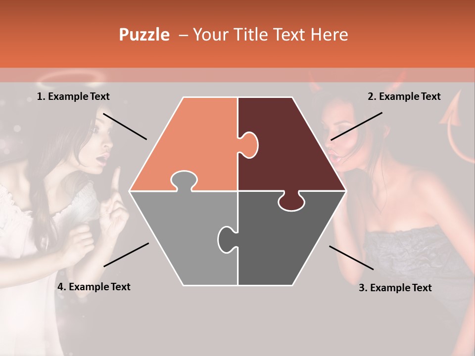 Performers Advise Fishnet PowerPoint Template