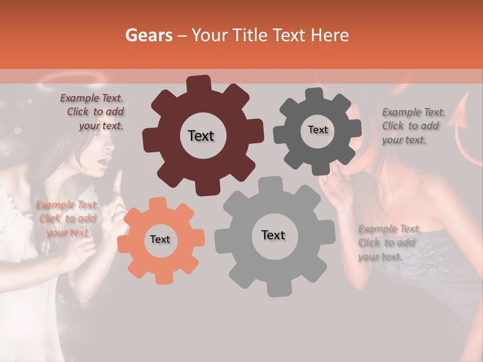 Performers Advise Fishnet PowerPoint Template