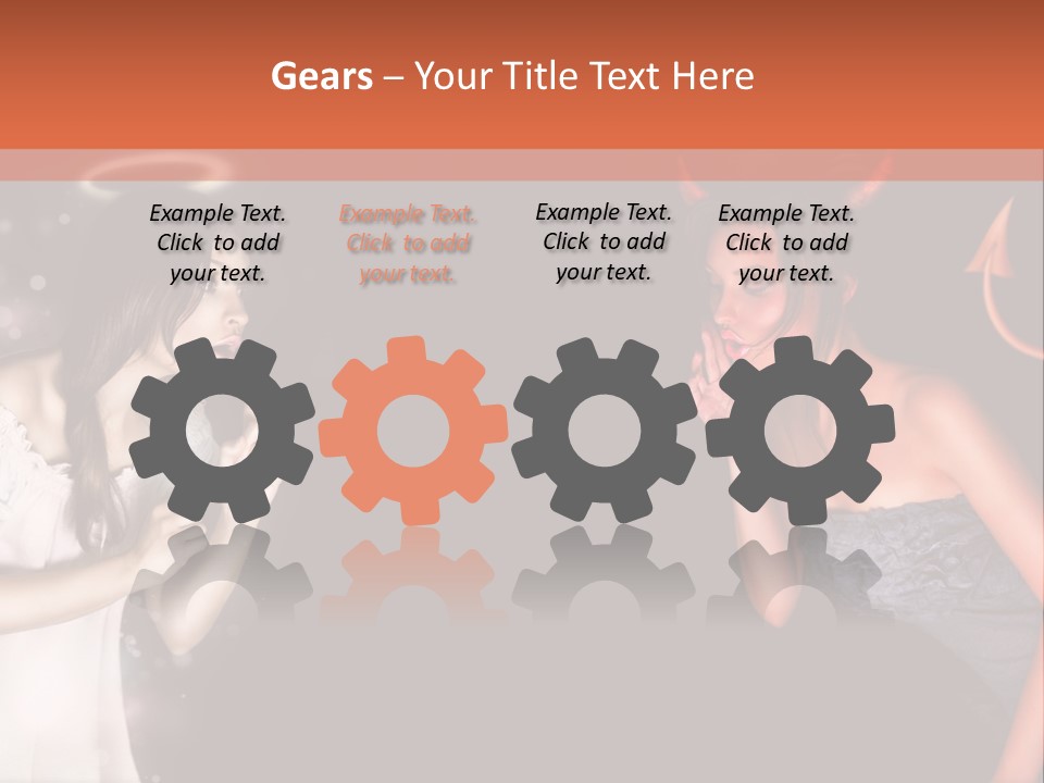 Performers Advise Fishnet PowerPoint Template