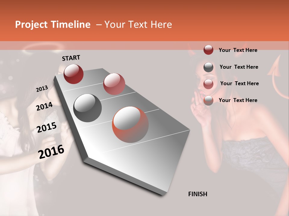 Performers Advise Fishnet PowerPoint Template