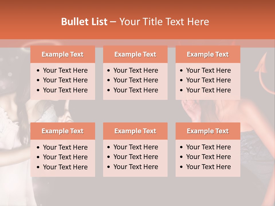 Performers Advise Fishnet PowerPoint Template