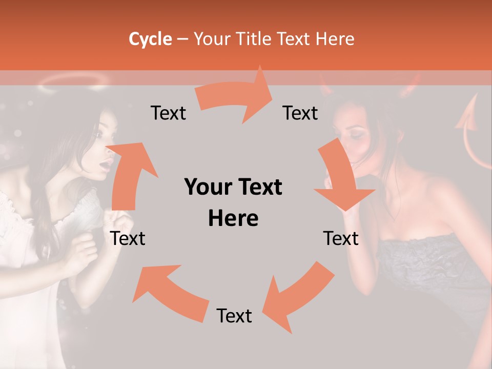 Performers Advise Fishnet PowerPoint Template