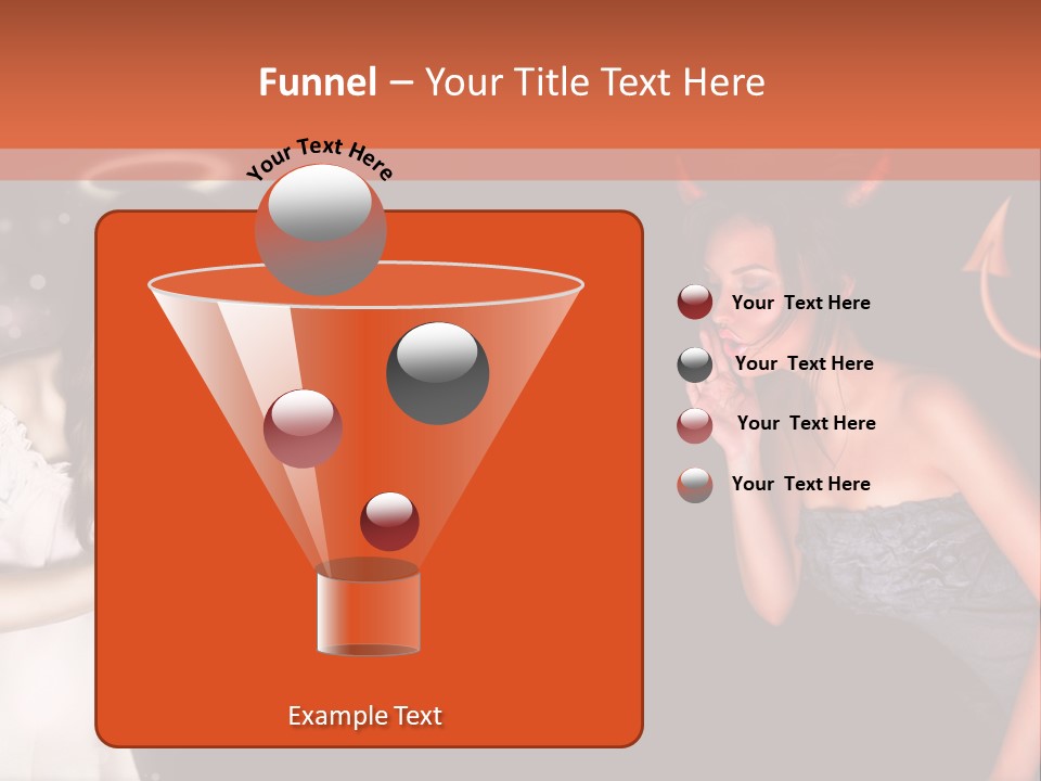 Performers Advise Fishnet PowerPoint Template