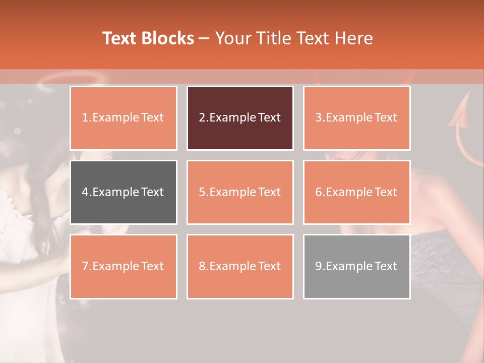 Performers Advise Fishnet PowerPoint Template