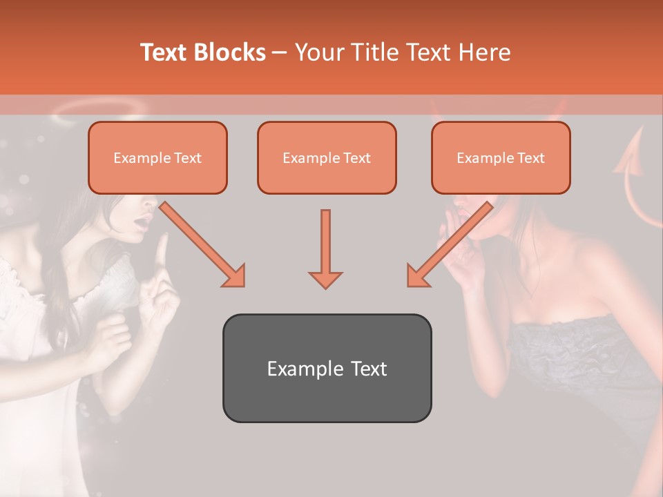 Performers Advise Fishnet PowerPoint Template