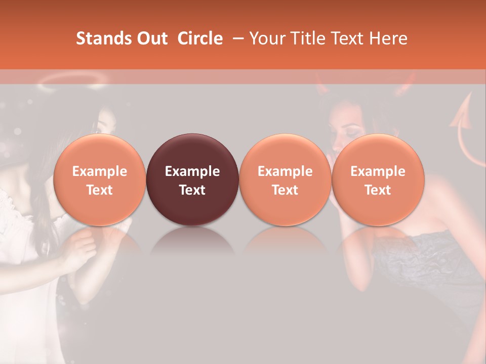 Performers Advise Fishnet PowerPoint Template