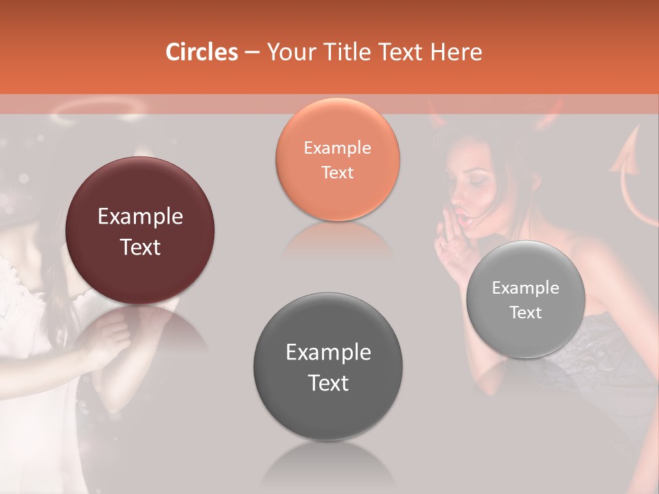 Performers Advise Fishnet PowerPoint Template