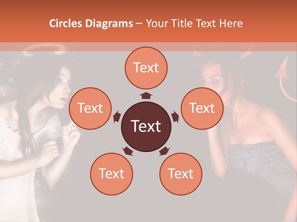 Performers Advise Fishnet PowerPoint Template
