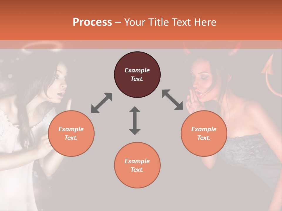 Performers Advise Fishnet PowerPoint Template
