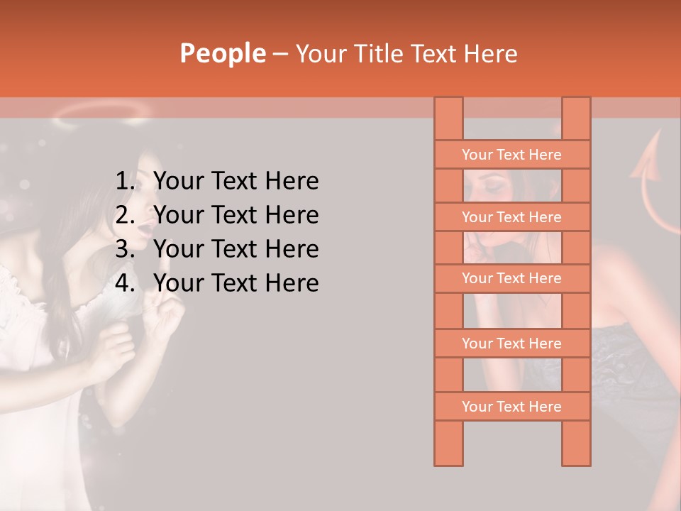 Performers Advise Fishnet PowerPoint Template