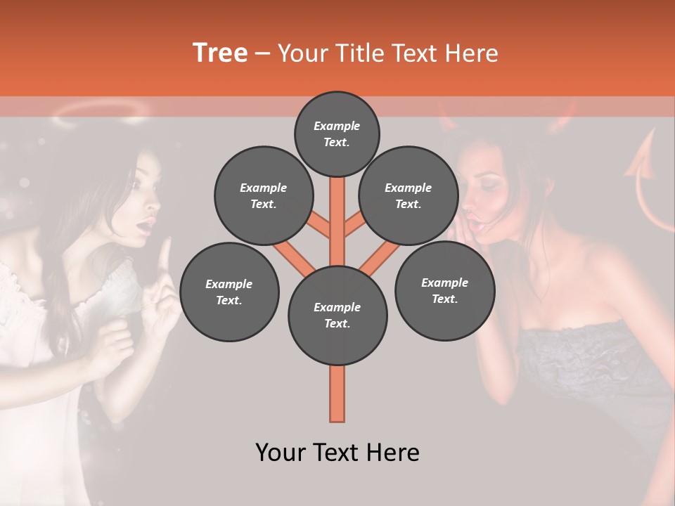 Performers Advise Fishnet PowerPoint Template