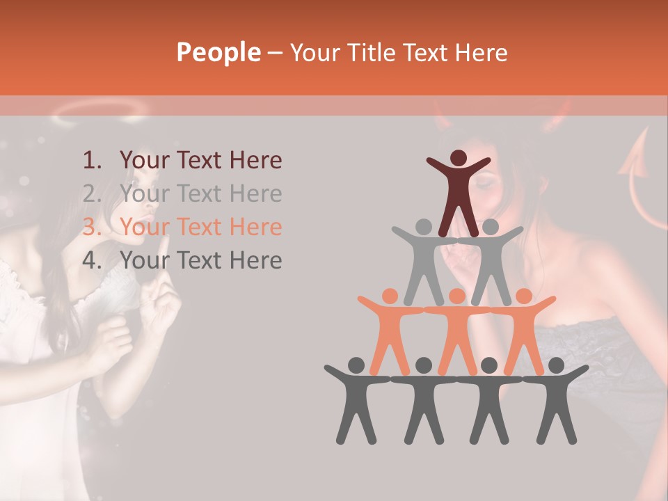 Performers Advise Fishnet PowerPoint Template