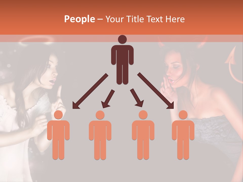 Performers Advise Fishnet PowerPoint Template