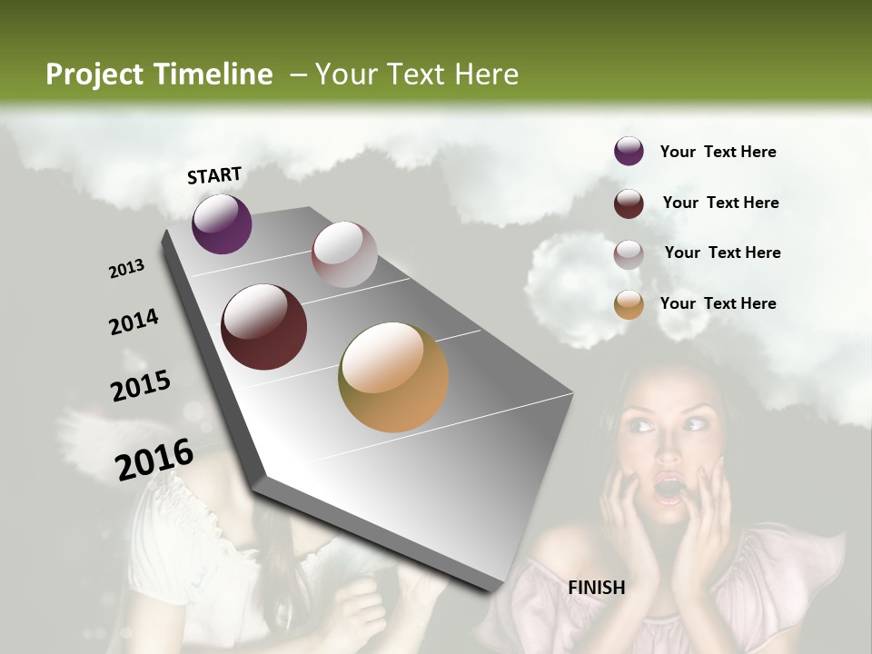 Surprise Cute Valentines Day PowerPoint Template