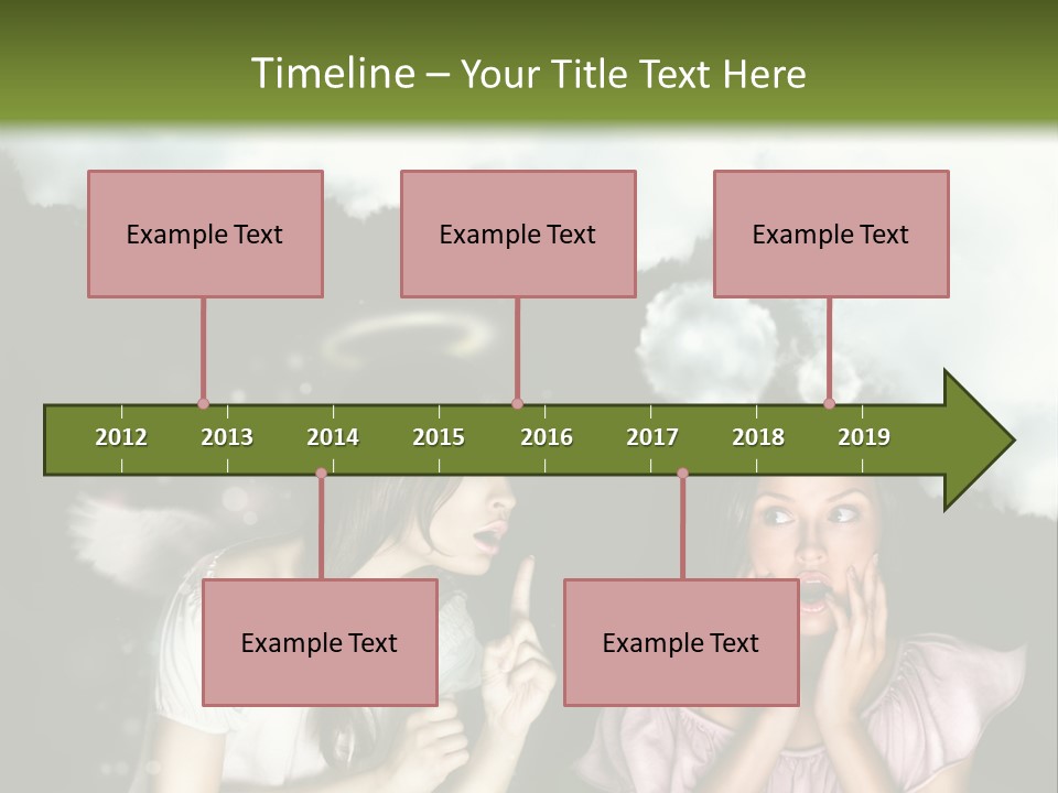 Surprise Cute Valentines Day PowerPoint Template