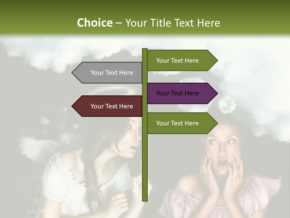 Surprise Cute Valentines Day PowerPoint Template