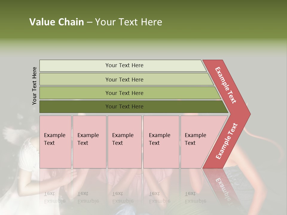 Lady Girl Looking PowerPoint Template