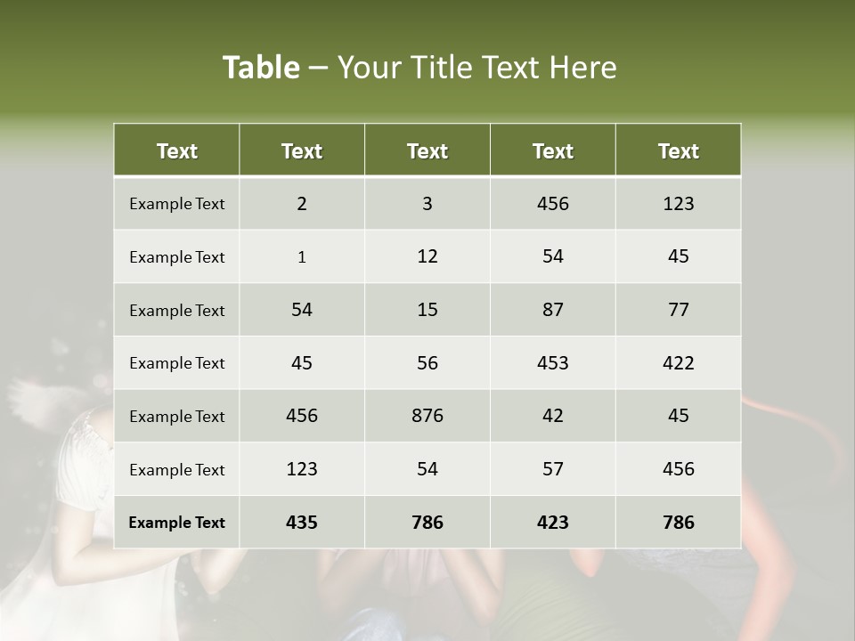 Lady Girl Looking PowerPoint Template