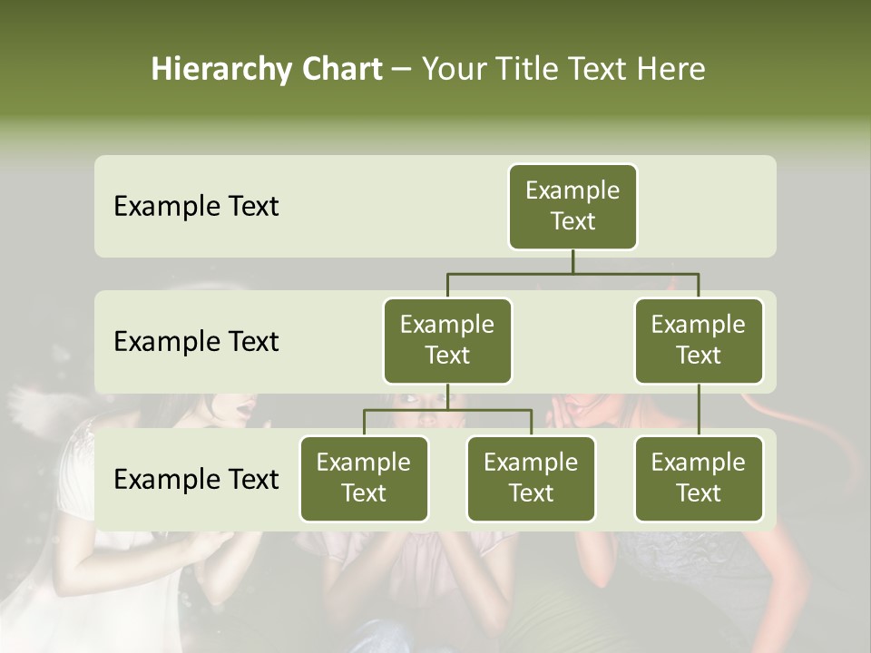 Lady Girl Looking PowerPoint Template