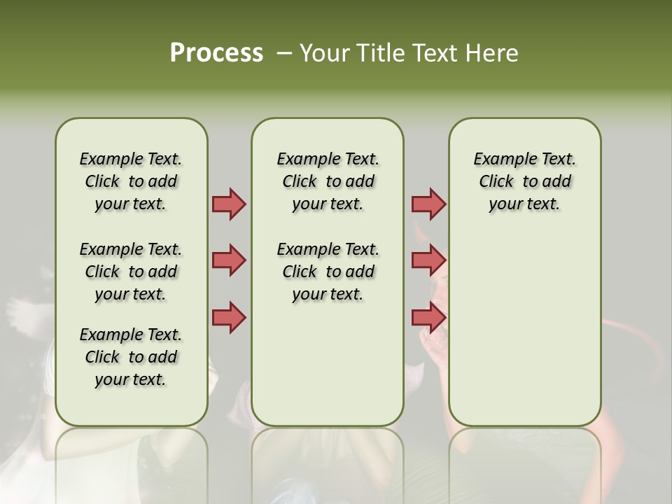 Lady Girl Looking PowerPoint Template