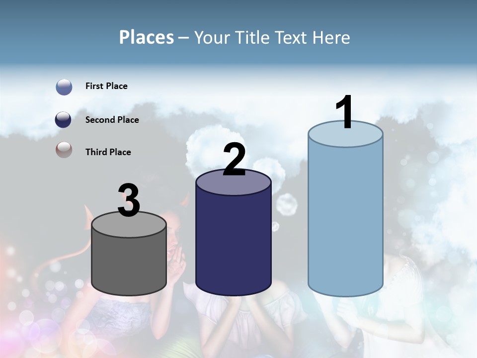 Balance Lucifer Evil PowerPoint Template