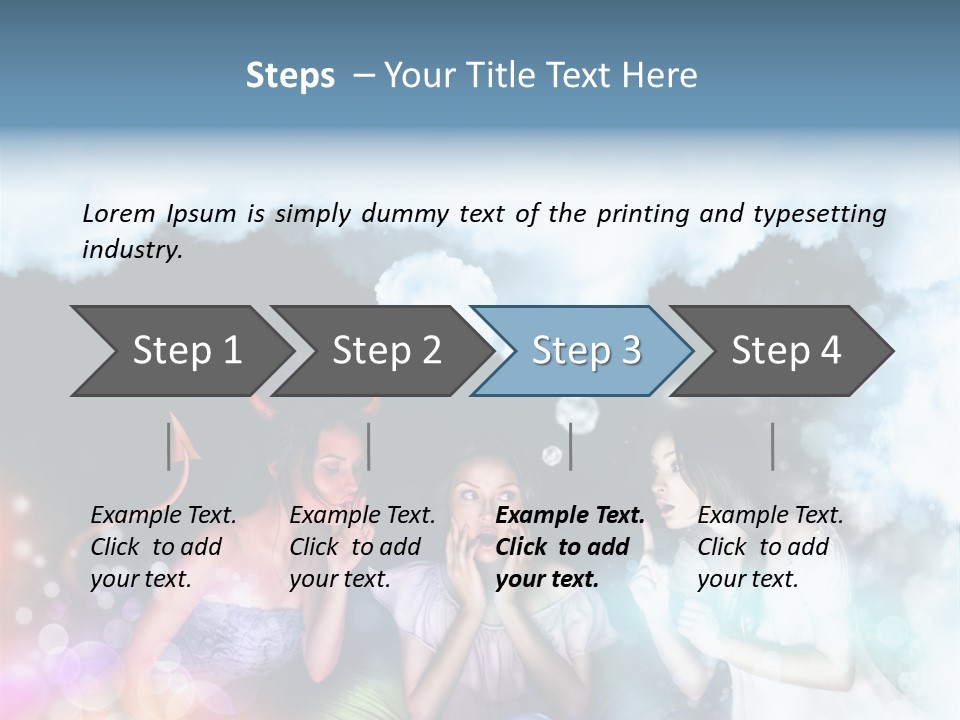 Balance Lucifer Evil PowerPoint Template