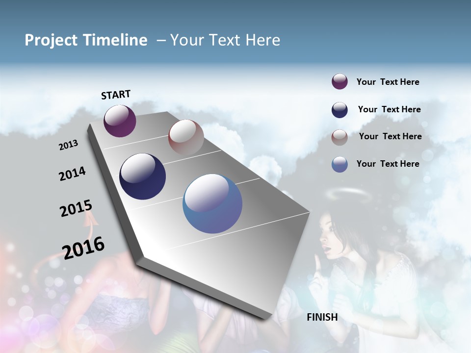 Balance Lucifer Evil PowerPoint Template